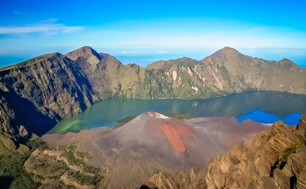 mount rinjani kaldera, lombok