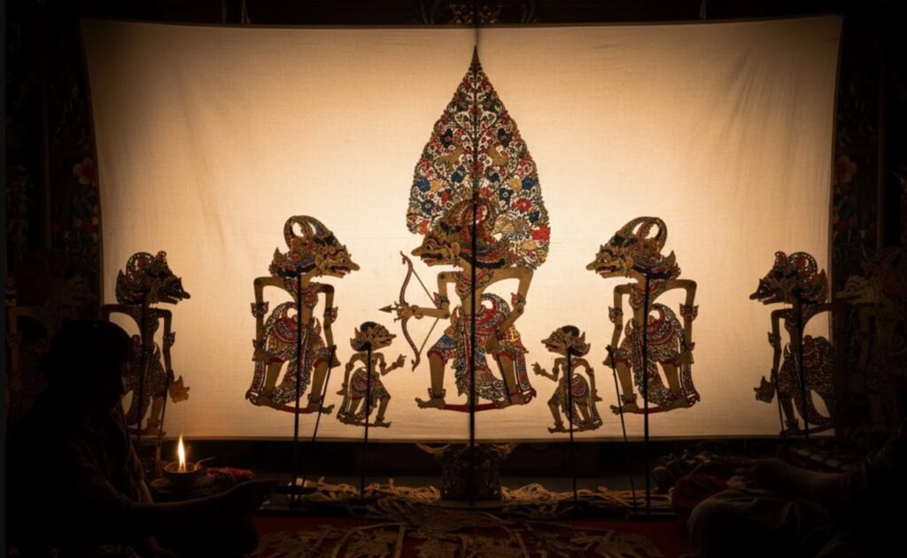 wayang kulit - shadow puppet
