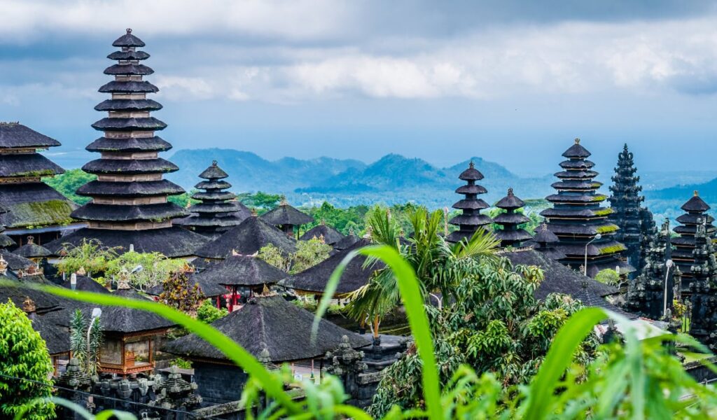 roofs in pura besakih temple