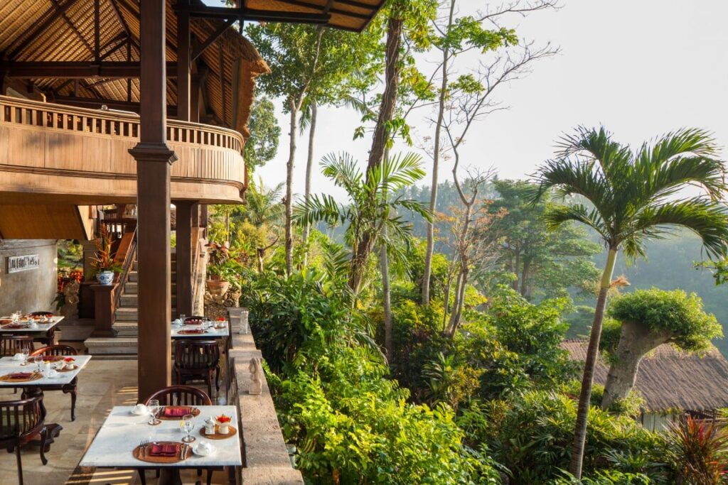 Terrace Restaurant at Pitamaha Ubud
